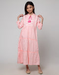 Sweet Miss Embro Chest Dress for Girls