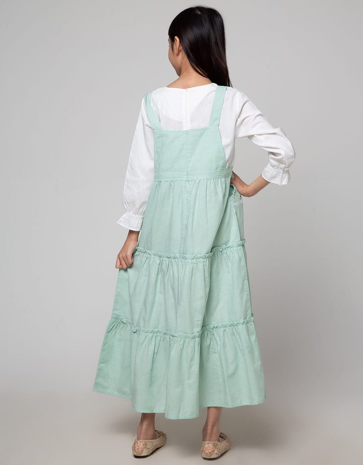 Sweet Miss Overall Layer Dress for Girls