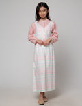 Sweet Miss Maxi Dress Lebaran Koko Collar Body Line