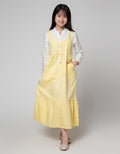 Sweet Miss Long Sleeve Maxi Dress Lebaran Koko Collar Candy Buttons