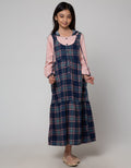 Sweet Miss Checks Style Dress for Girls