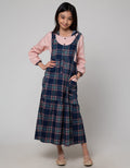 Sweet Miss Checks Style Dress for Girls