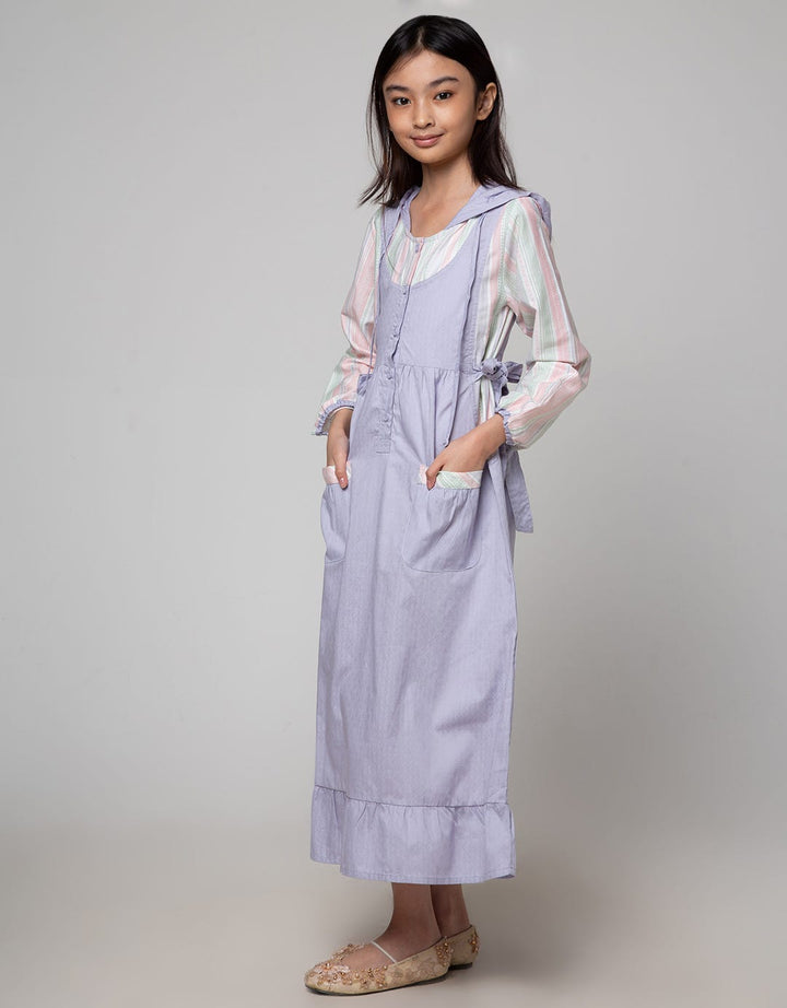 Sweet Miss Hoodie Detail Dress for Girls