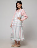 Sweet Miss Geber Detail Dress Anak Perempuan