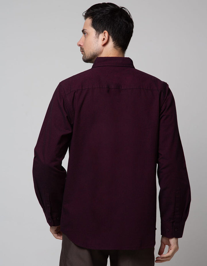 Cole Long Sleeve Shirt 2Tone Oxford 1 Pocket