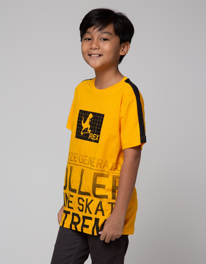 Aero Short Sleeve T-Shirt Roller Skate Dino