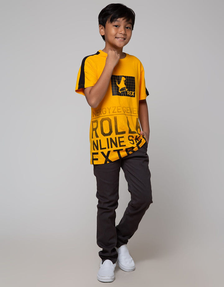 Aero Short Sleeve T-Shirt Roller Skate Dino