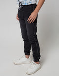 Boys Aero Zipper Detail Denim Jogger
