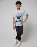 Boys Aero Zipper Detail Denim Jogger