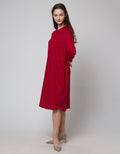 Connexion Waffle Midi Dress Wanita