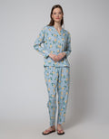 Nevada Long Sleeve Pyjama Pants Lemon Yash