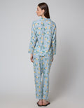 Nevada Long Sleeve Pyjama Pants Lemon Yash