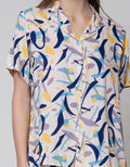 Nevada Short Sleeve Pajama Capri Playfull