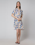 Nevada Short Sleeve Midi Dress Playfull