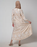 Annisa Gamis Ikat Satin Maxmara