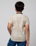 Nevada Short Sleeve Shirt Slub Koko Casual  Fullprint W/ Pocket