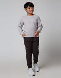 Nevada Sweater Non Hoodie Rib Waffle Solid