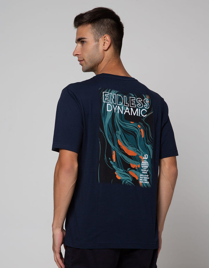 American Jeans Short Sleeve T-Shirt Endless Dynamic Back Print