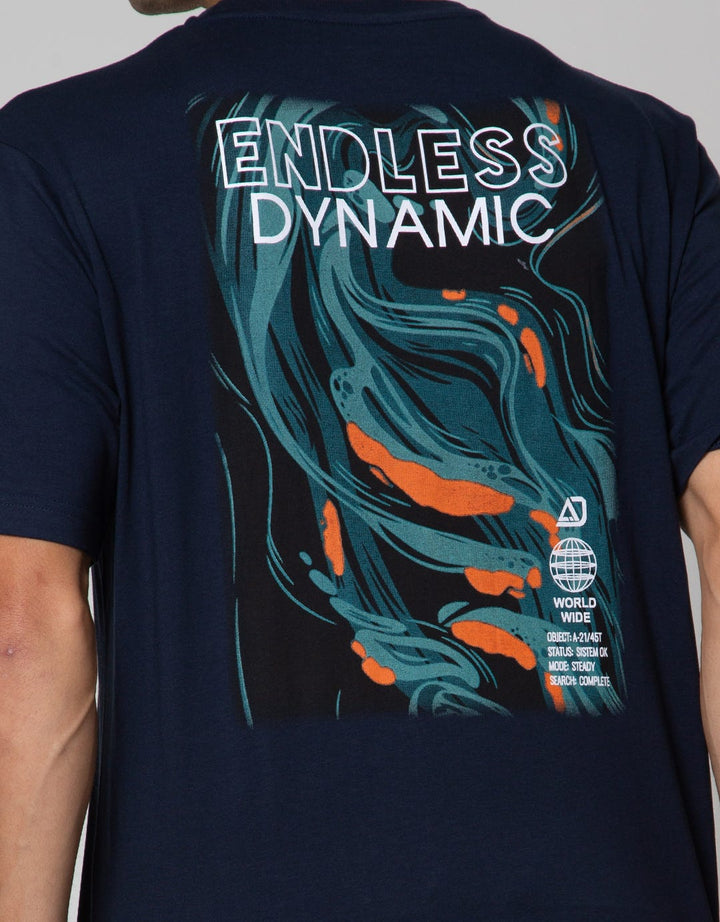 American Jeans Short Sleeve T-Shirt Endless Dynamic Back Print