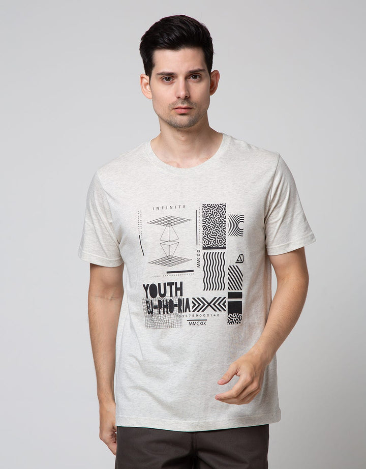 American Jeans Front Print Kaos Pria