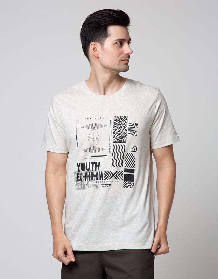 American Jeans Front Print Kaos Pria