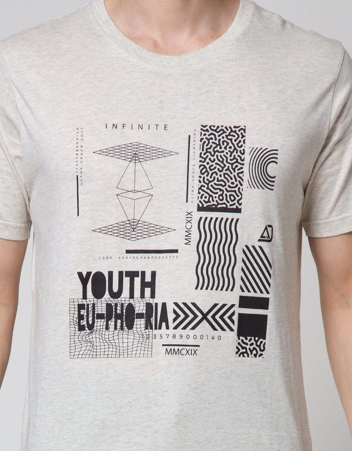 American Jeans Front Print Kaos Pria