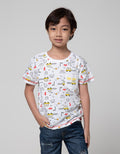 Little M Car Print Kaos Anak Laki-laki