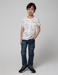 Little M Car Print Kaos Anak Laki-laki