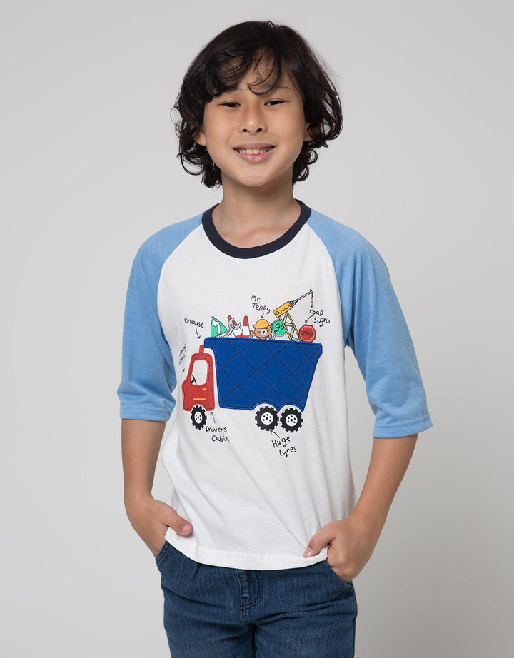 Little M 3-4 Raglan Truck Aplikasi