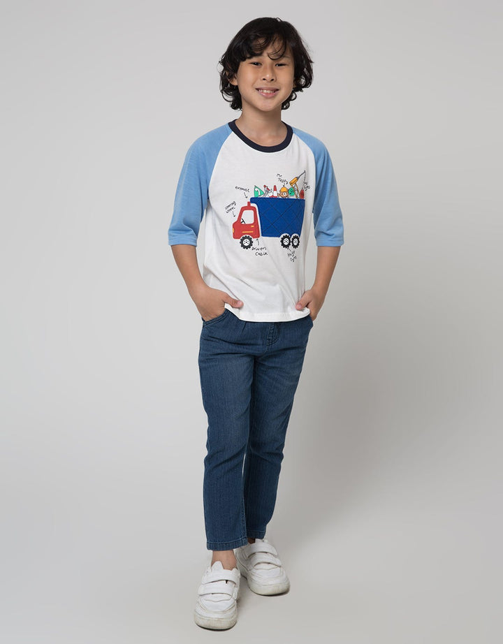 Little M 3-4 Raglan Truck Aplikasi