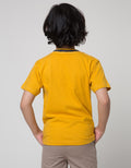 Little M Short Sleeve T-Shirt Stegosaurus Rib Leher Manset