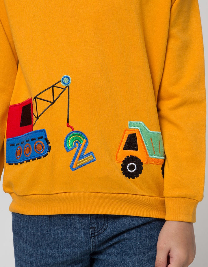 Little M Truck Apli Sweater Anak Laki-laki