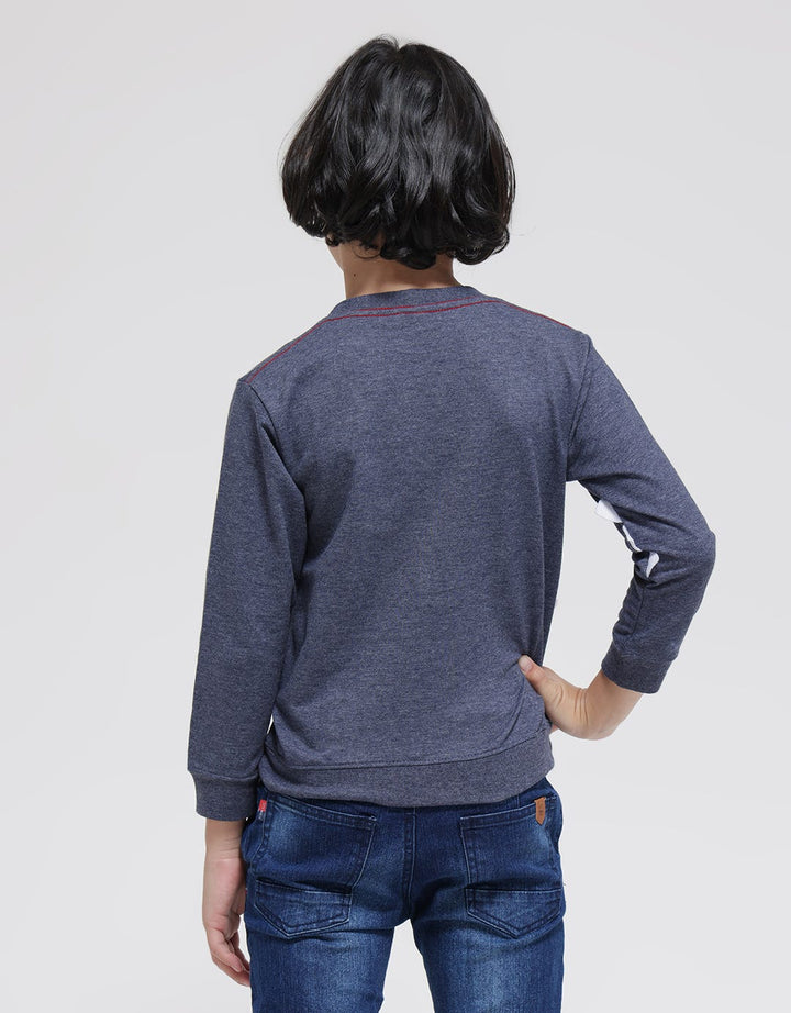 Little M Sweatshirt Dino Cucuk Lengan