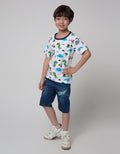 Little M Short Sleeve T-Shirt Print Dino