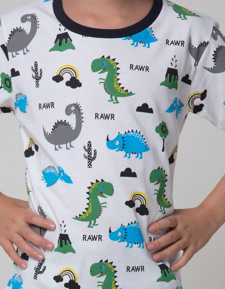 Little M Short Sleeve T-Shirt Print Dino