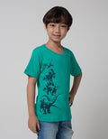 Little M Dino Print Kaos Anak Laki-laki