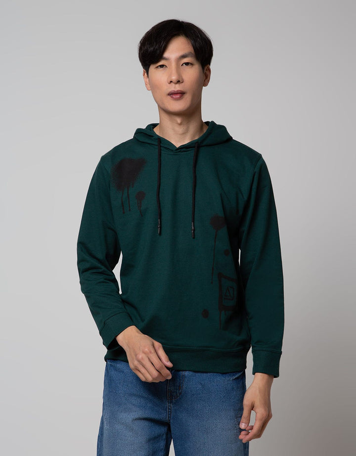 American Jeans Sweatshirt Hoodie Print Brushed