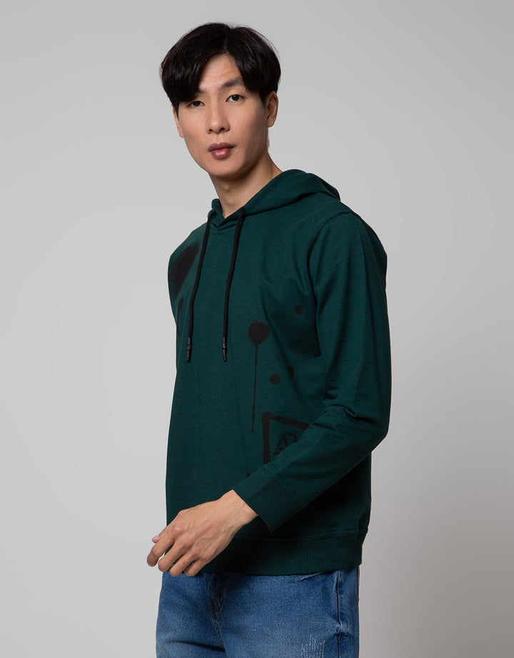 American Jeans Sweatshirt Hoodie Print Brushed