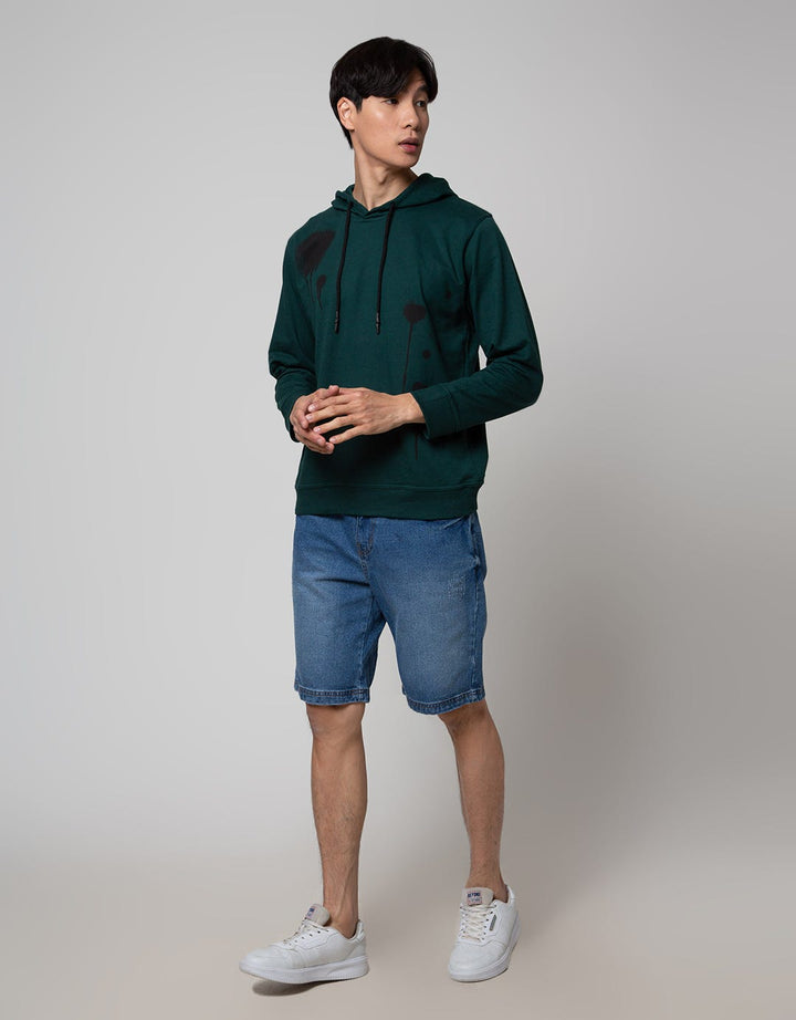 American Jeans Sweatshirt Hoodie Print Brushed