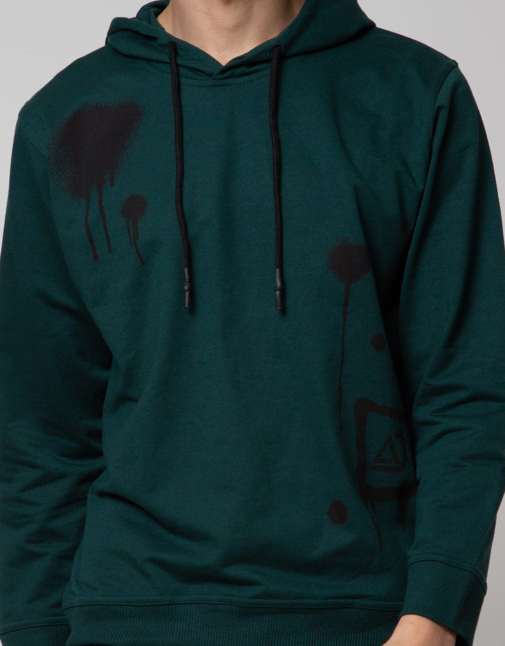 American Jeans Sweatshirt Hoodie Print Brushed