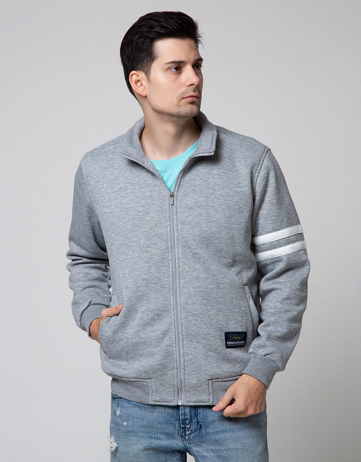 American Jeans Jacket Bomber Double Strap One Side Sleeve