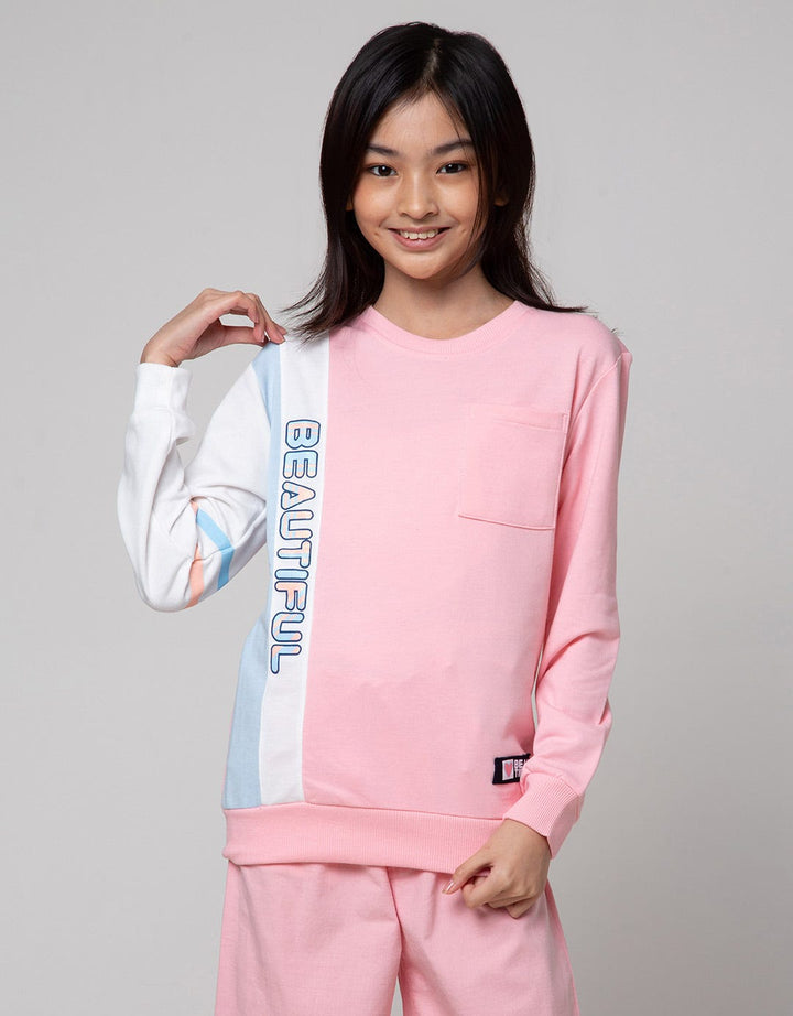 Nevada Sport Sweatshirt Contrast Print Beautiful