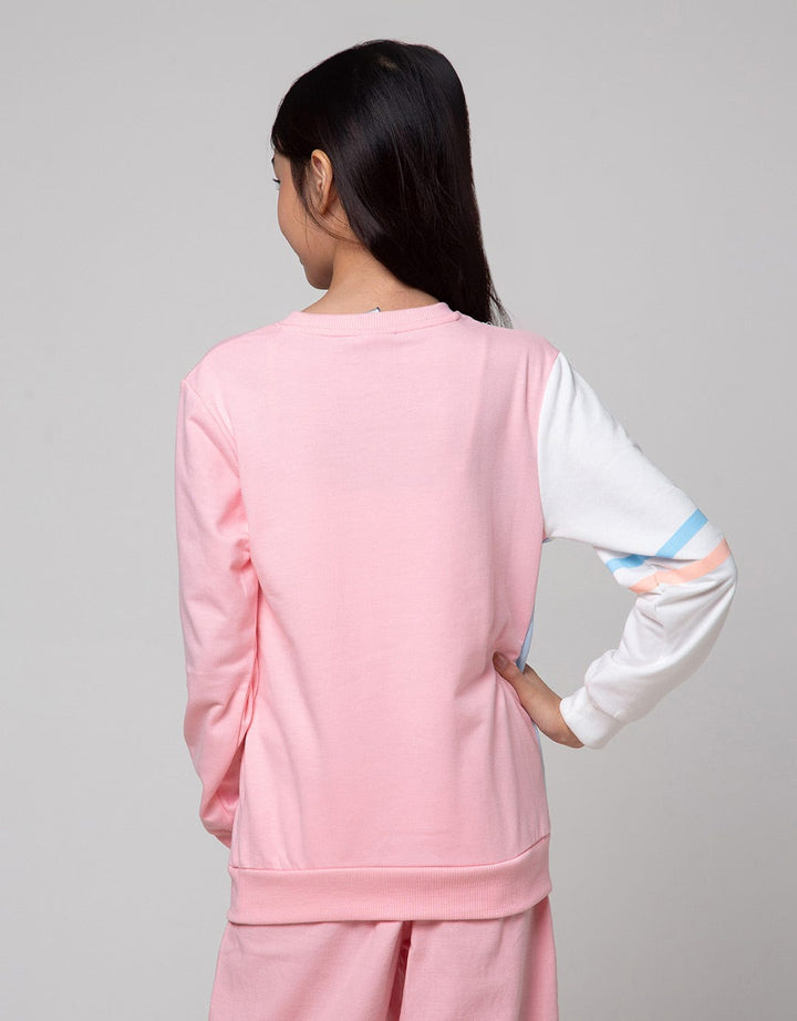 Nevada Sport Sweatshirt Contrast Print Beautiful