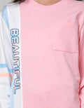 Nevada Sport Sweatshirt Contrast Print Beautiful