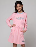Nevada Sport Happy Print Midi Dress Anak Perempuan