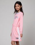 Nevada Sport Happy Print Midi Dress Anak Perempuan