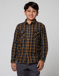 Aero Long Sleeve Double Pocket Square Flannel Shirt