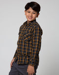 Aero Long Sleeve Double Pocket Square Flannel Shirt