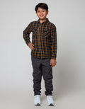 Aero Long Sleeve Double Pocket Square Flannel Shirt