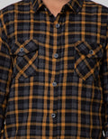 Aero Long Sleeve Double Pocket Square Flannel Shirt